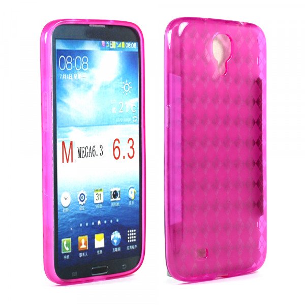 Wholesale Samsung Galaxy Mega 6.3 TPU Gel Case (Hot Pink)